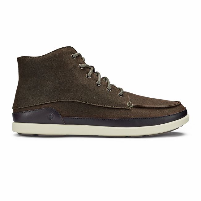 Olukai Men's Nalukai Kapa Boot - Dusty Olive / Cloud US245-807